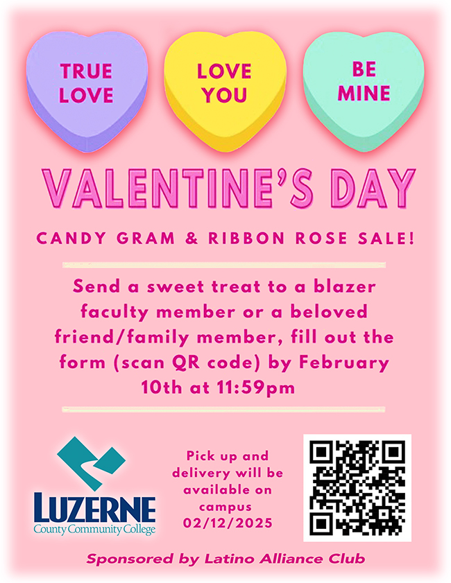 Valentine's Day - Candy Gram & Ribbon Rose Sale!